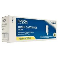 Epson S050611  原裝   1.4K  Laser Toner - Yellow AcuLaser C1700 C1750N CX17NF