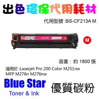 Blue Star  代用   HP  CF213A 環保碳粉 131A Magenta