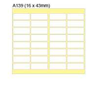 新星牌 New Star Label A139  16 x 43 mm  480個 包