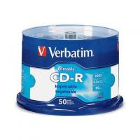 Verbatim CD-R  41908 可印白碟  50張裝  52X 80MIN 