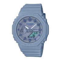 Casio G-Shock 簡約輕薄 純色時尚 深海藍 八角形錶殼 GMA-S2100BA-2A2 