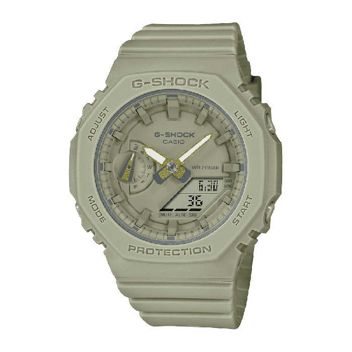 Casio G-Shock GMA-S2100BA-3A 簡約輕薄 純色時尚 深海藍 八角形錶殼