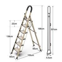 六級扶手鋁梯 六級步梯 承重約150KG